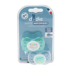 Dodie sucette anatomique silicone 0-6 mois