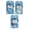 Dodie sucette anatomique silicone +6 mois 2 sucettes