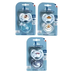 Dodie sucette anatomique silicone +6 mois 2 sucettes