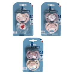 Dodie sucette anatomique silicone +6 mois 2 sucettes