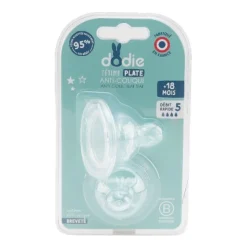 Dodie Tétine plate anti colique col large