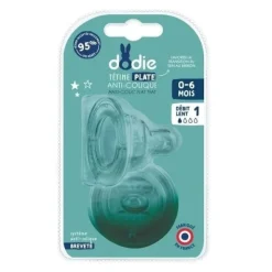 Dodie Tétine plate anti colique col large