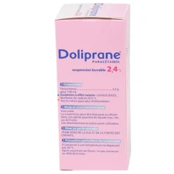 Doliprane bébé sirop sans sucre