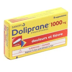 Doliprane 1000 mg adulte suppositoires