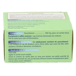 Doliprane 300 mg poudre en sachets