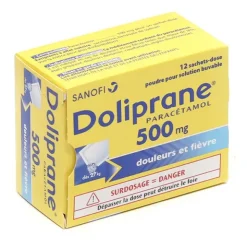 Doliprane 500 mg poudre en sachets