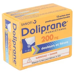 Doliprane 200 mg poudre en sachets