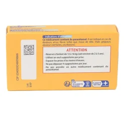 Doliprane 200 mg suppositoires
