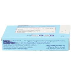 Doliprane suppositoires nourrissons 150 mg