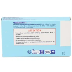 Doliprane suppositoires nourrissons 150 mg