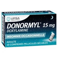 Donormyl 15 mg comprimés sécables