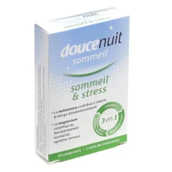 Douce Nuit sommeil et stress Mélatonine 1 mg comprimés