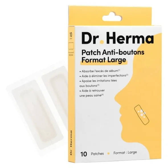 Dr Herma Patch anti boutons format Large