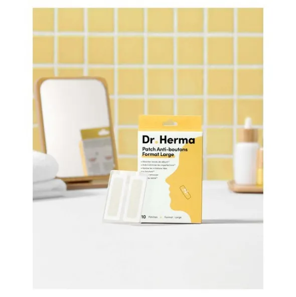 Dr Herma Patch anti boutons format Large