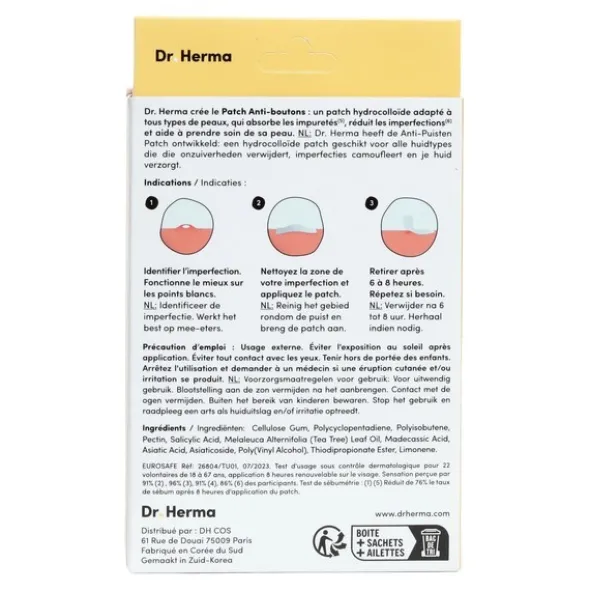 Dr Herma Patch anti boutons format Large