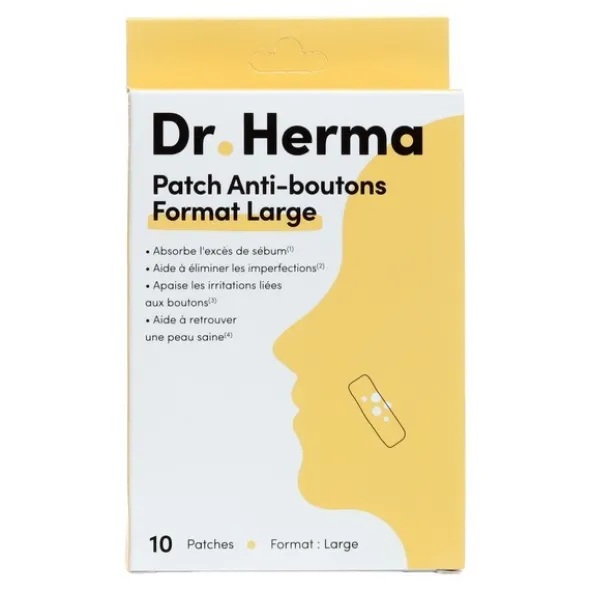 Dr Herma Patch anti boutons format Large