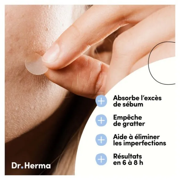 Dr Herma Patch anti boutons petit format