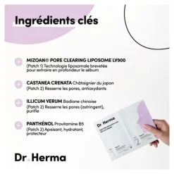 Dr Herma Patch anti points noirs pour le nez