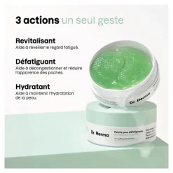 Dr Herma Patch yeux hydrogel défatiguant
