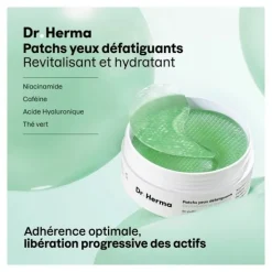 Dr Herma Patch yeux hydrogel défatiguant