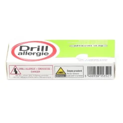 Drill Allergie Cetirizine 10 mg comprimé à sucer
