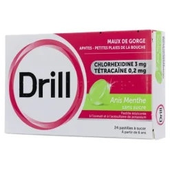 Drill Anis menthe sans sucre pastille