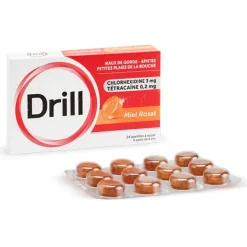 Drill miel rosat pastilles