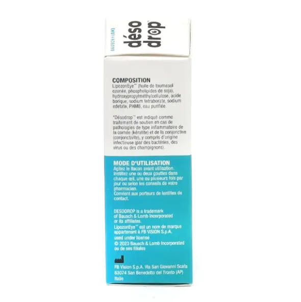 Désodrop solution ophtalmique