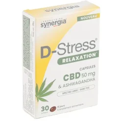D Stress Relaxation CBD 50 mg & Ashwagandha capsules