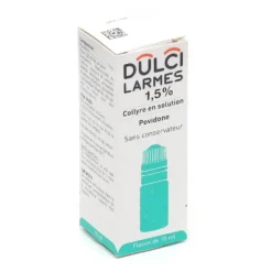 Dulcilarmes 1,5 % collyre