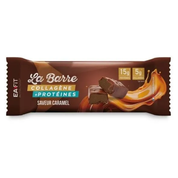 Eafit barre collagène + protéines Caramel