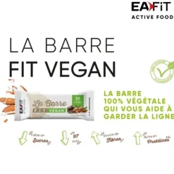 Eafit barre Fit vegan Chocolat Amande