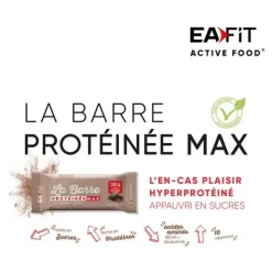 Eafit barre protéinée max Chocolat intense