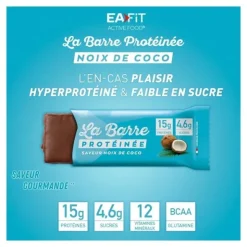 Eafit barre protéinée noix de coco