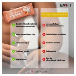 Eafit barre protéinée pêche yaourt