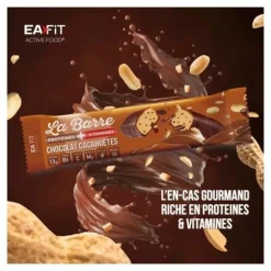 Eafit barre protéines + vitamines chocolat cacahuètes