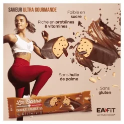 Eafit barre protéines + vitamines chocolat cacahuètes