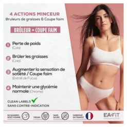 Eafit Minceur 360 Brûleur + Coupe faim gummies