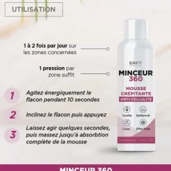 Eafit Minceur 360 Mousse crépitante anti cellulite