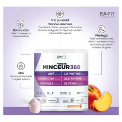 Eafit Minceur 360 Ubé Kombucha Moringa poudre