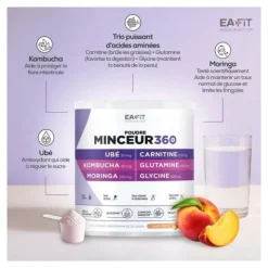 Eafit Minceur 360 Ubé Kombucha Moringa poudre