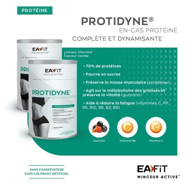 Eafit Protidyne en-cas protéiné chocolat
