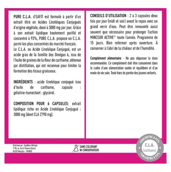 Eafit Pure CLA capsules