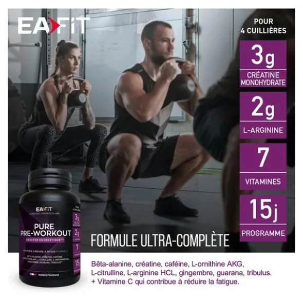 Eafit Pure Pre Workout poudre