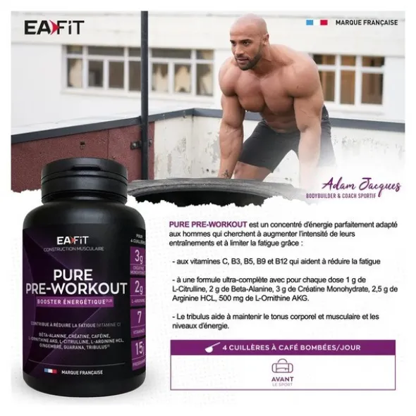 Eafit Pure Pre Workout poudre