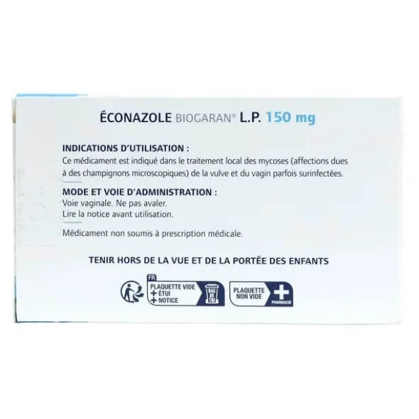 Econazole LP 150 mg ovule mycose