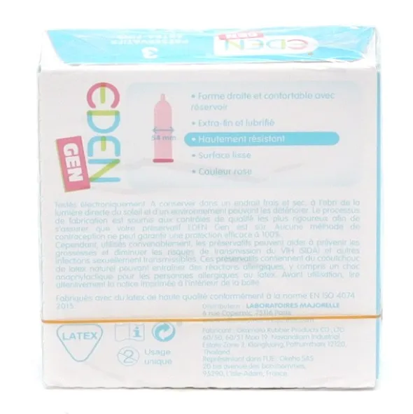Eden Gen Préservatif Extra-fin