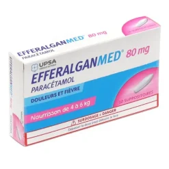 EfferalganMed 80 mg suppositoire