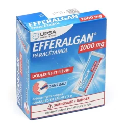 Efferalgan 1000 mg Fruits rouges granulés