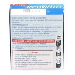 Efferalgan 1000 mg Fruits rouges granulés